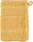 Guanto da bagno Noblesse II liscio 16 x 22 cm arancione chiaro