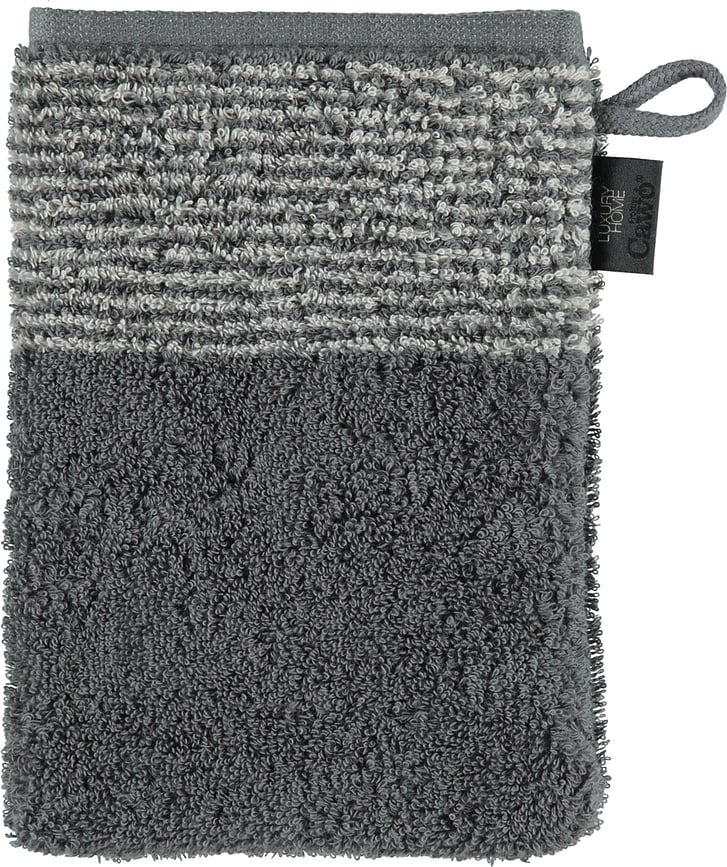 Guanto da bagno Two-Tone 16 x 22 cm grigio scuro