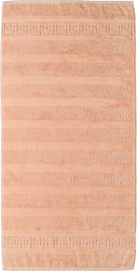 Håndklæde Noblesse 50 x 100 cm laksefarvet