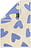Hearts Towel 30 x 50 cm, blue