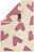 Hearts Towel 30 x 50 cm, pink