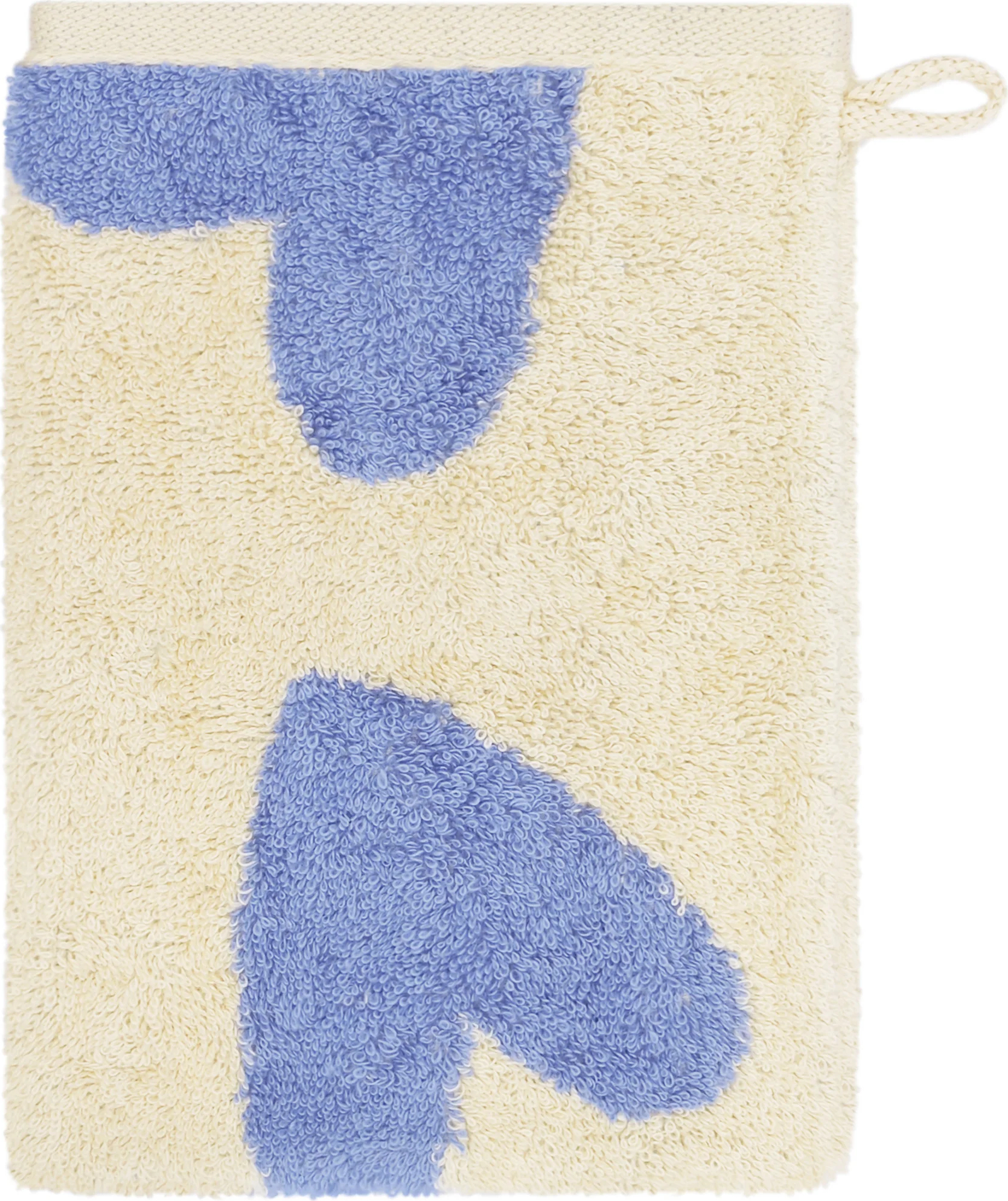 Hearts Waschlappen 16 x 22 cm, blau