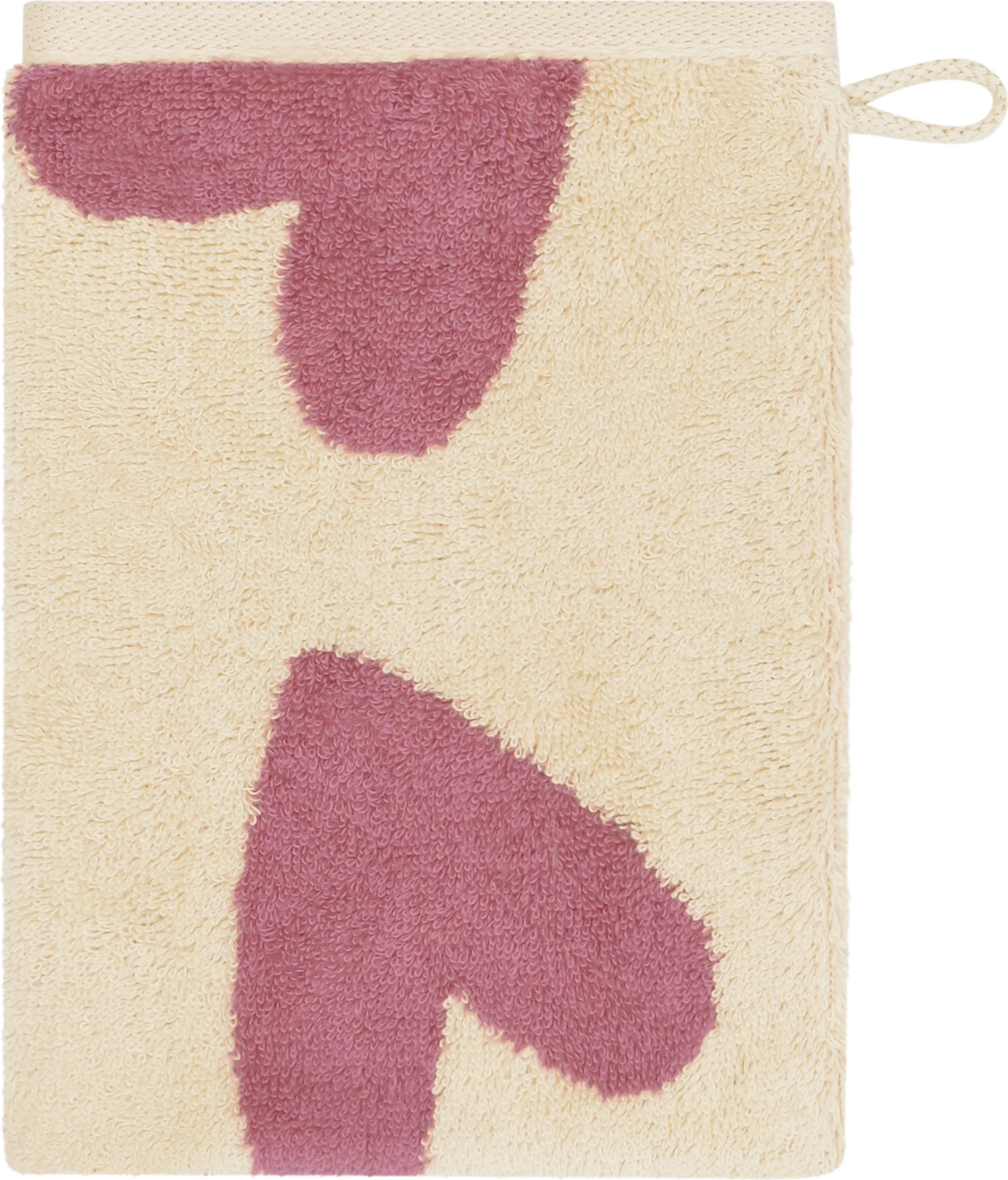 Hearts Waschlappen 16 x 22 cm, rosa