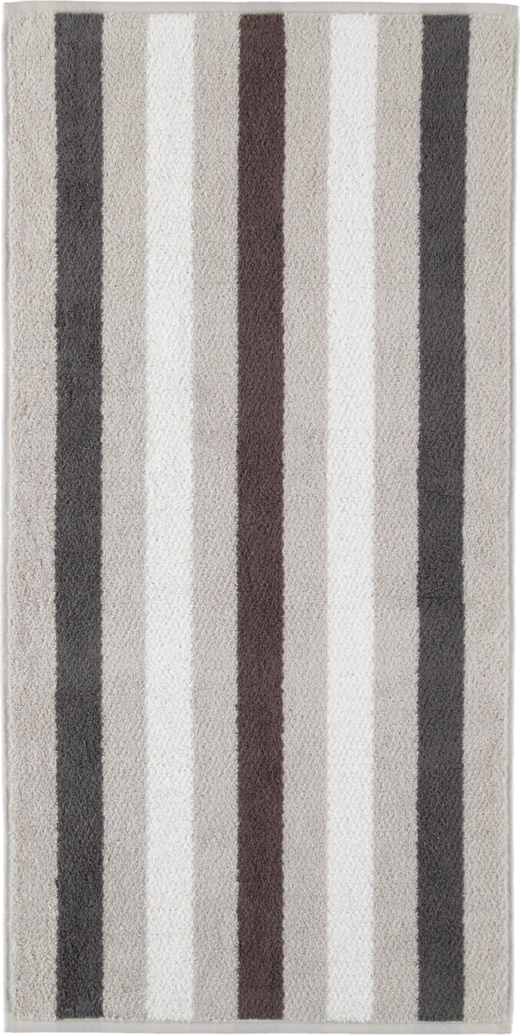 Heritage Stripes Handtuch 50 x 100 cm anthrazitfarbig