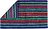 Килимок для ванної Stripes 60 x 100 см, різнокольоровий темний