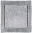 Килимок для ванної Two-Tone 60 x 60 см, платиновий