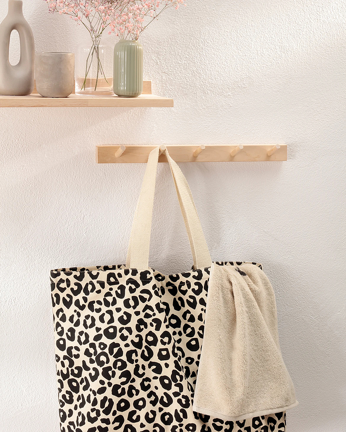 Leo Beach Bag, pastel brown