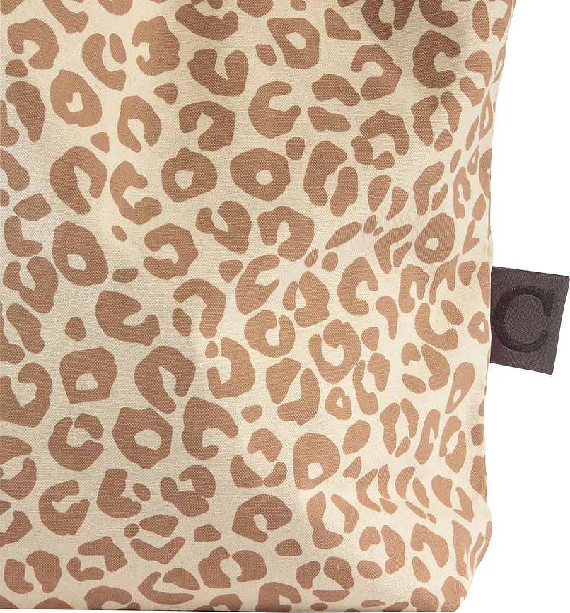 Leo strandväska pastellbrun