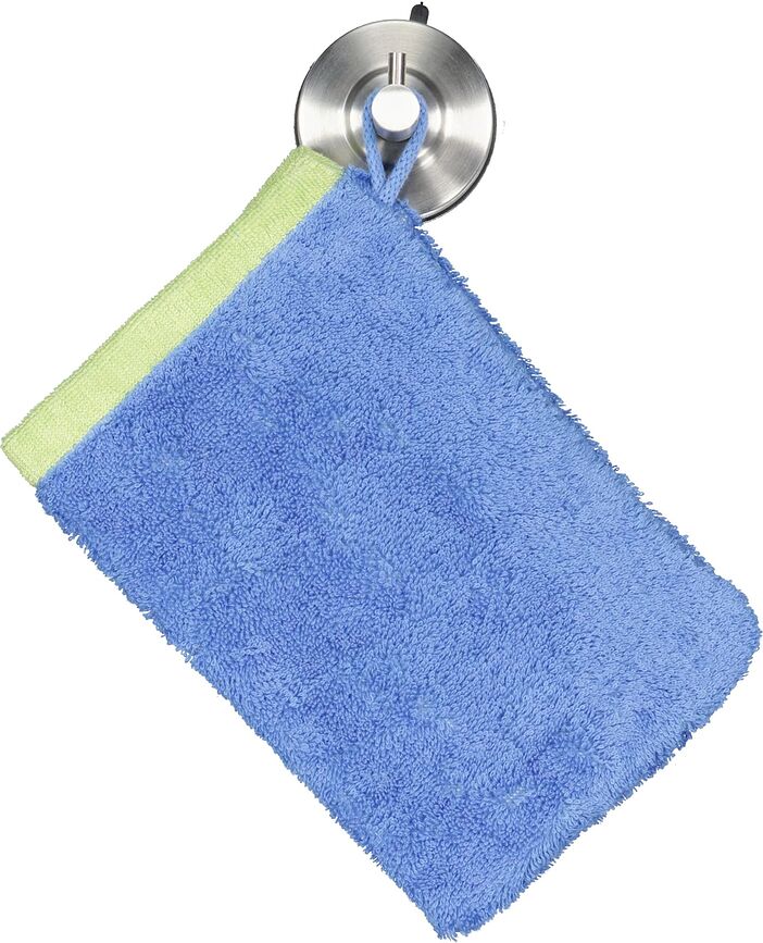 Lifestyle Splash Gant de Toilette 16 x 22 cm, gris et noir