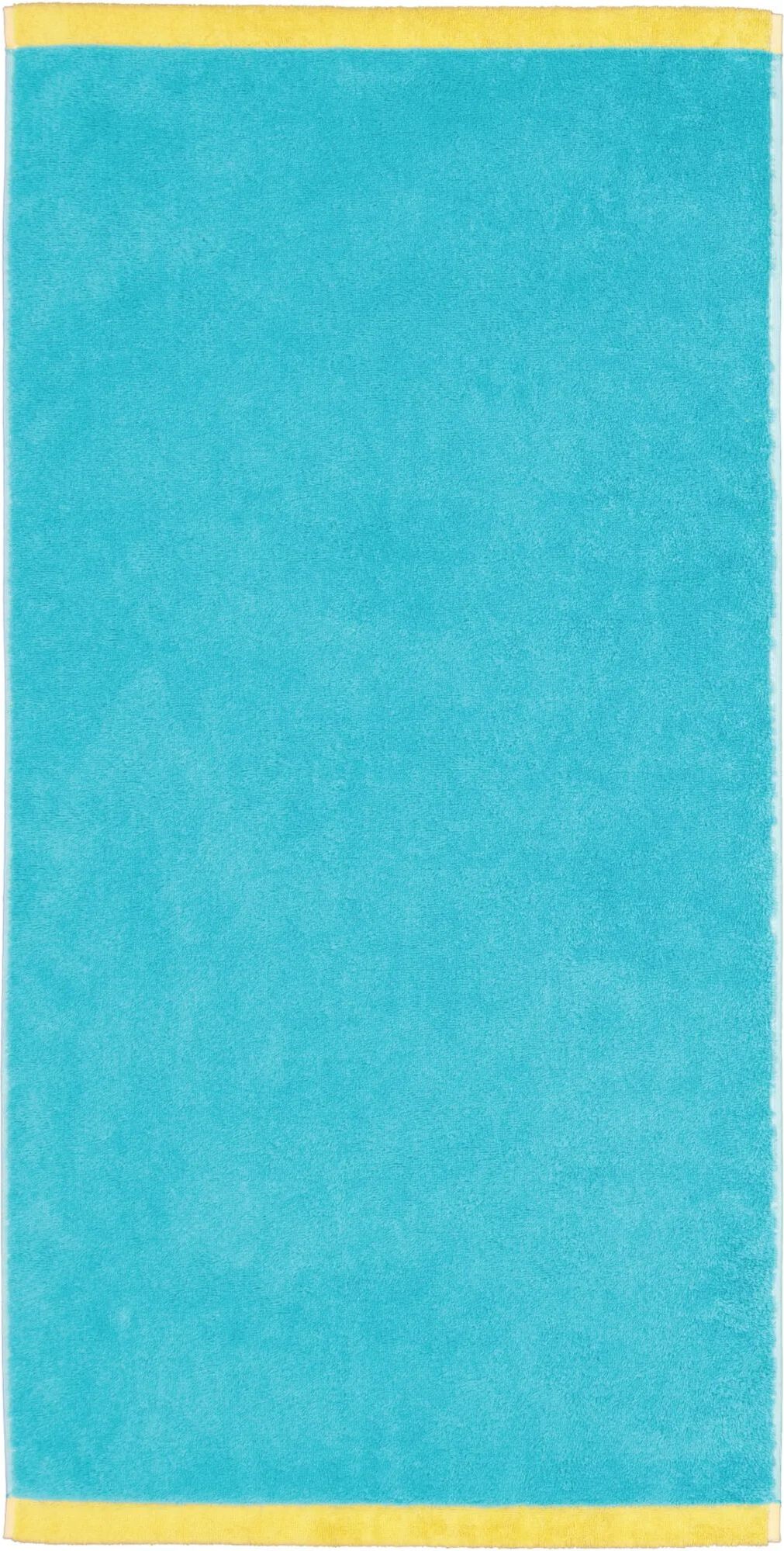 Lifestyle Splash Handtuch 50 x 100 cm türkis-gelb
