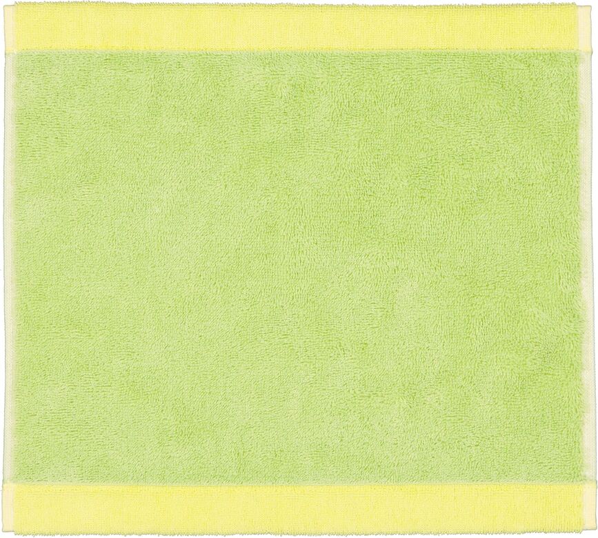 Lifestyle Splash Serviette 30 x 30 cm, verte et jaune