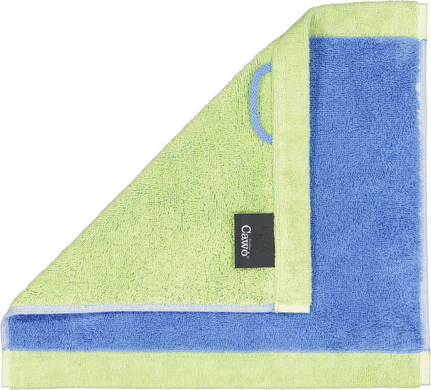 Lifestyle Splash Serviette 30 x 30 cm, turquoise-jaune