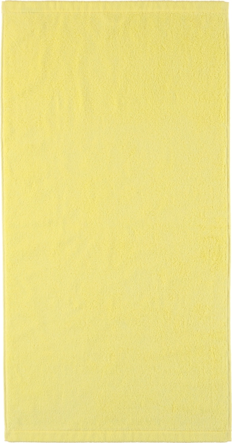 Lifestyle Sport Handtuch 50 x 100 cm glatt zitronengelb