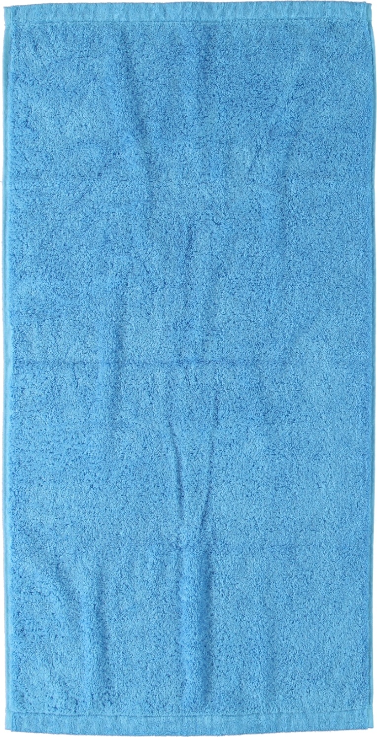 Lifestyle Sport Handtuch 70 x 140 cm glatt azurblau