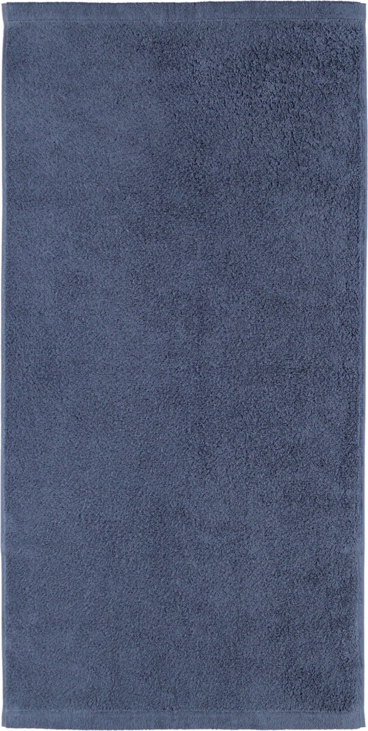 Lifestyle Sport Handtuch 70 x 140 cm glatt dunkel marineblau