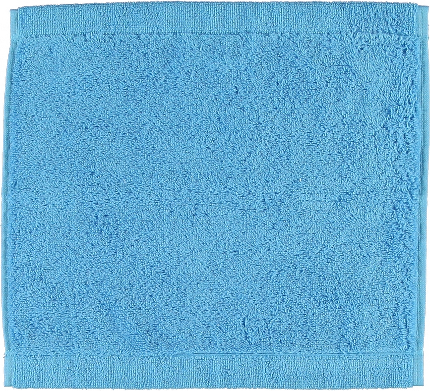 Lifestyle Sport Serviette lisse, 30 x 30 cm, azur