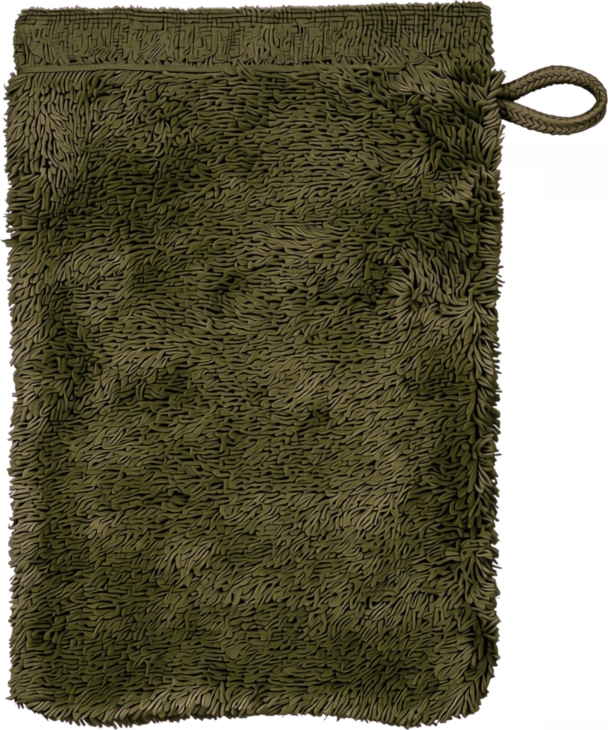 Lifestyle Uni Waschhandschuh 16 x 22 cm, olivgrün