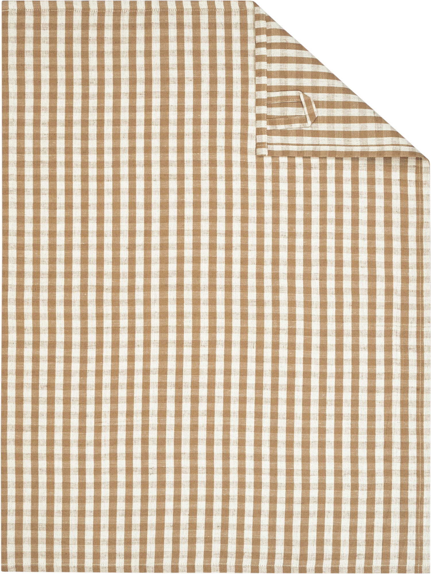 Linen Classics Geschirrtuch kariert, beige