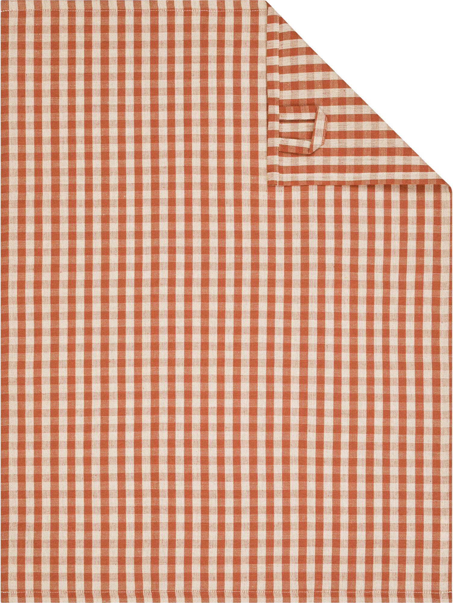 Linen Classics Geschirrtuch kariert, kupferfarben