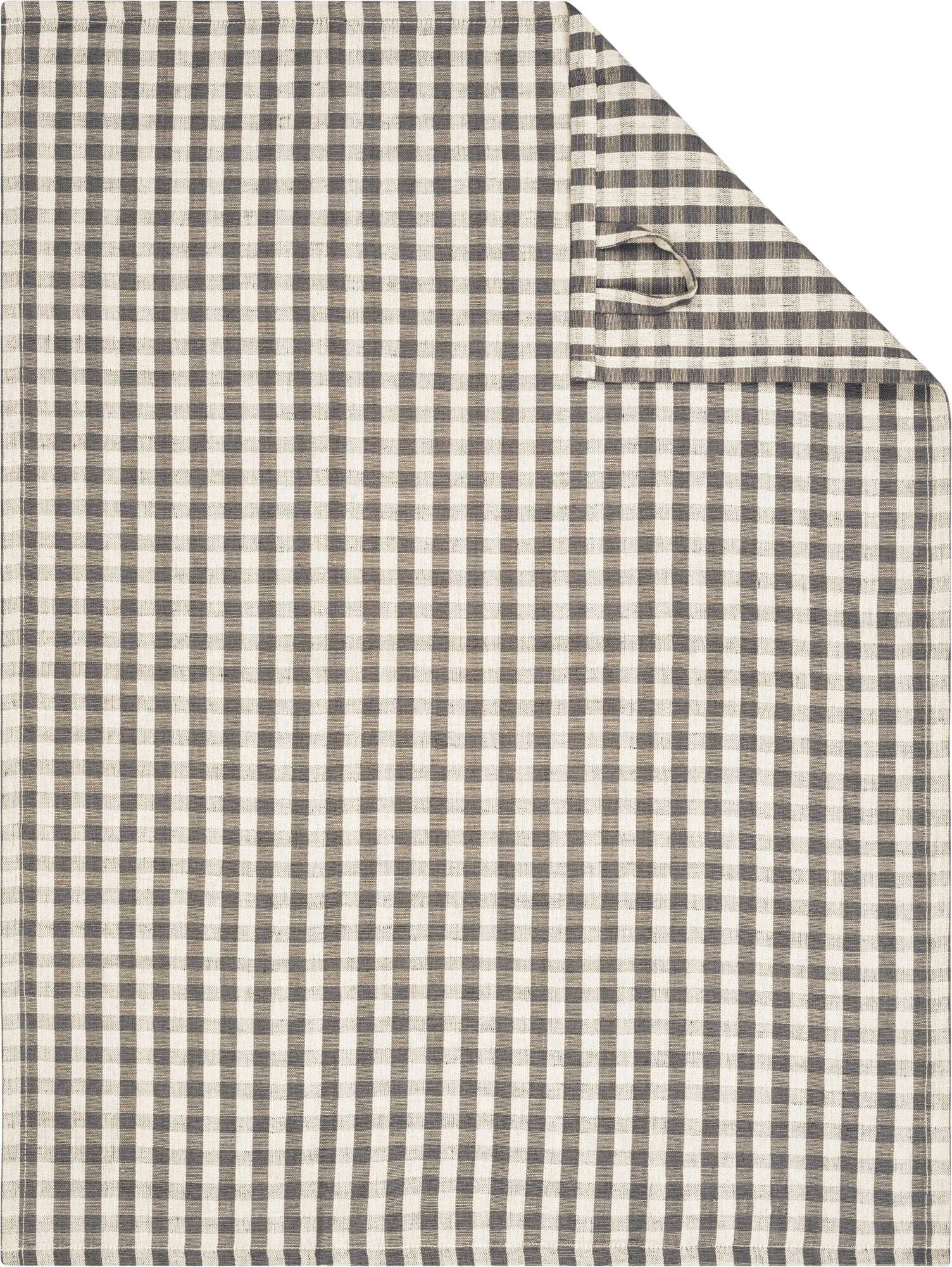Linen Classics Geschirrtuch kariert, metallisch
