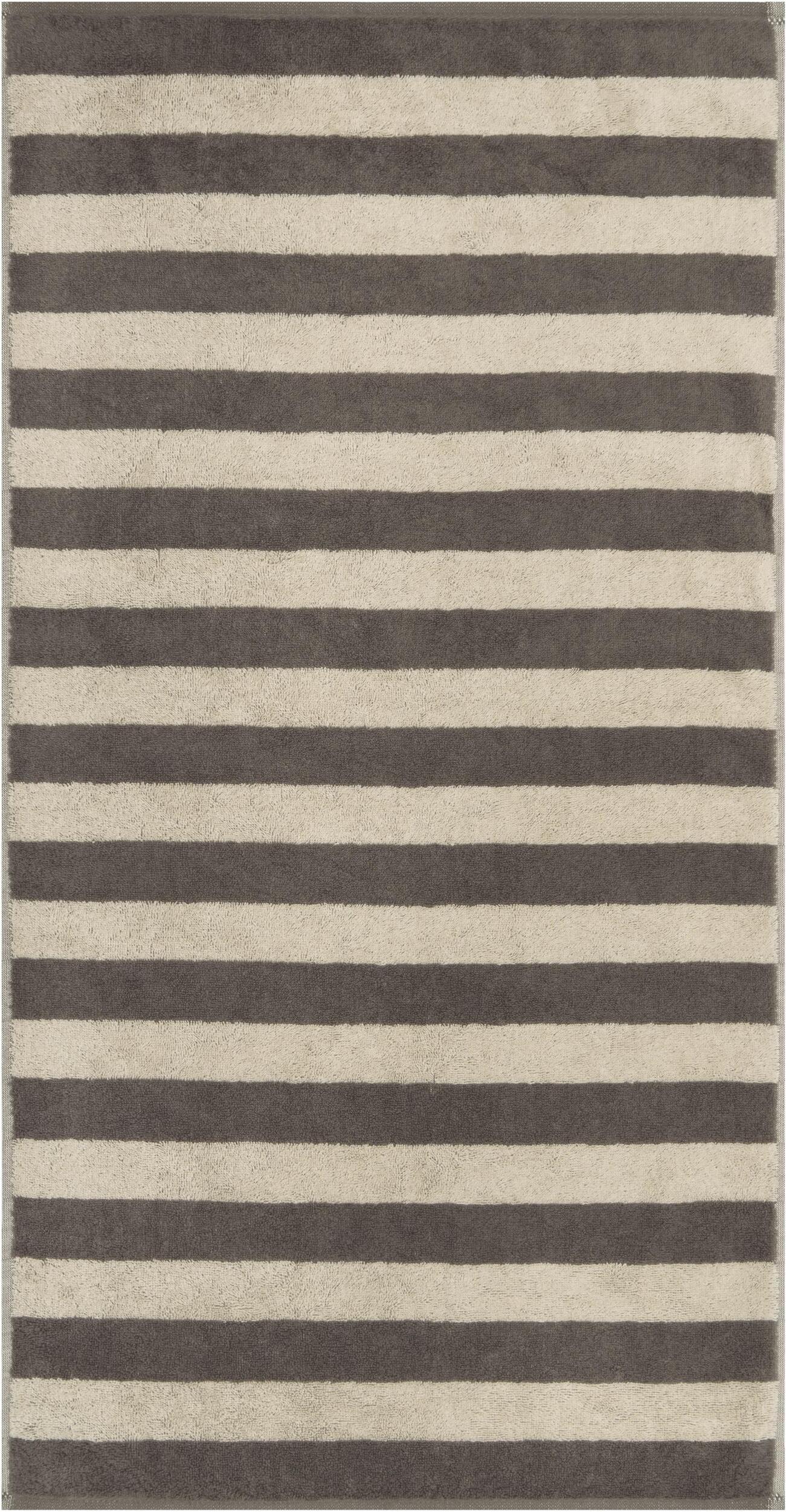 Lines Handtuch 80 x 150 cm braun