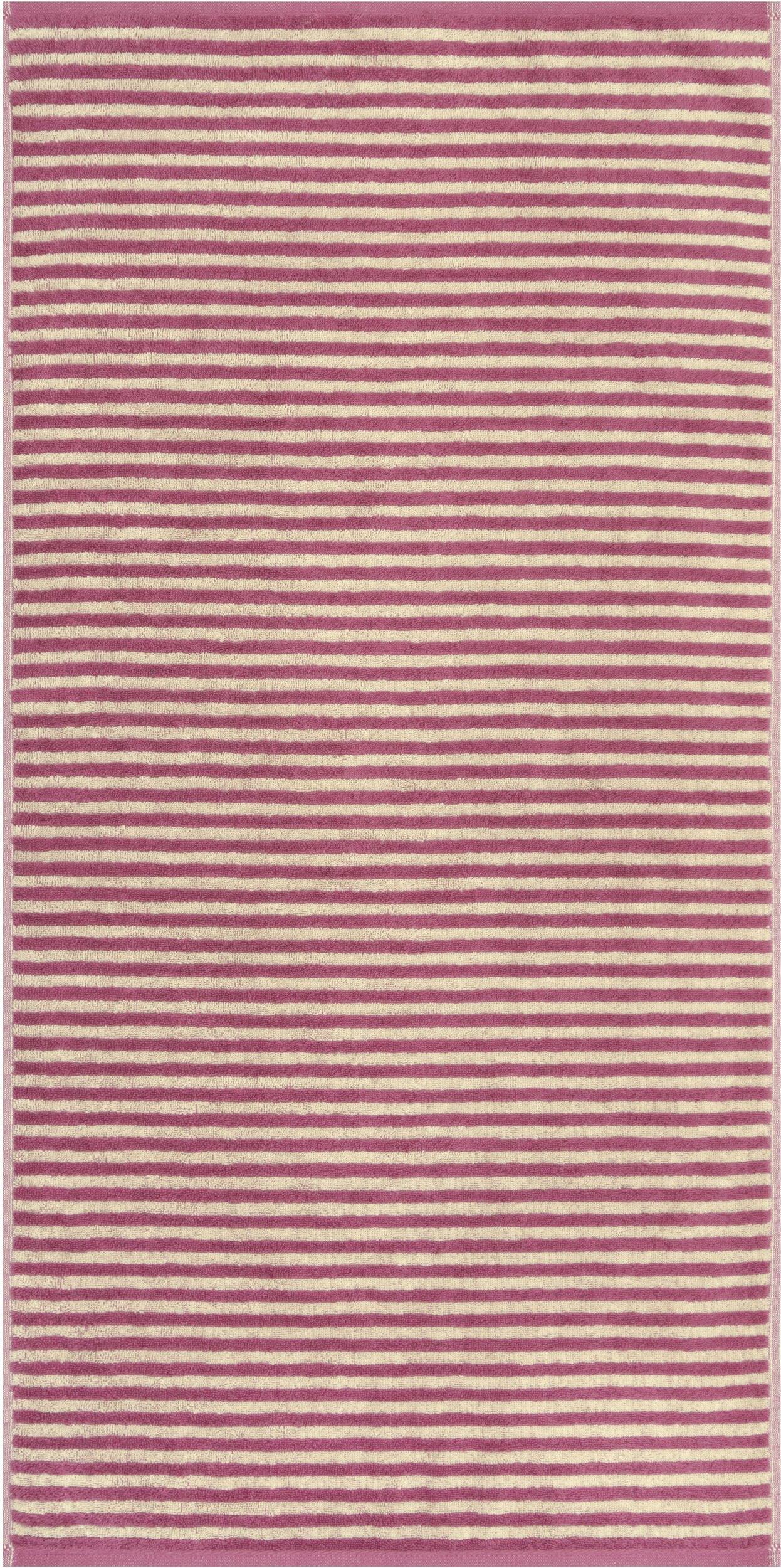 Lines Handtuch 80 x 150 cm gestreift rosa