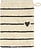 Lines&Hearts Bath Mitt 16 x 22 cm, dark grey