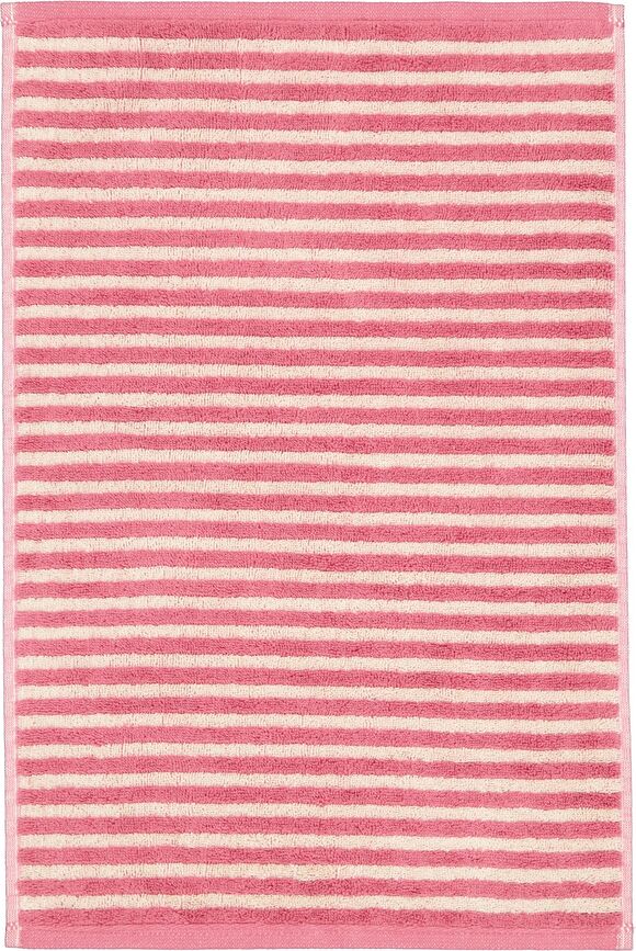 Lines Serviette rayée, 30 x 50 cm, rose