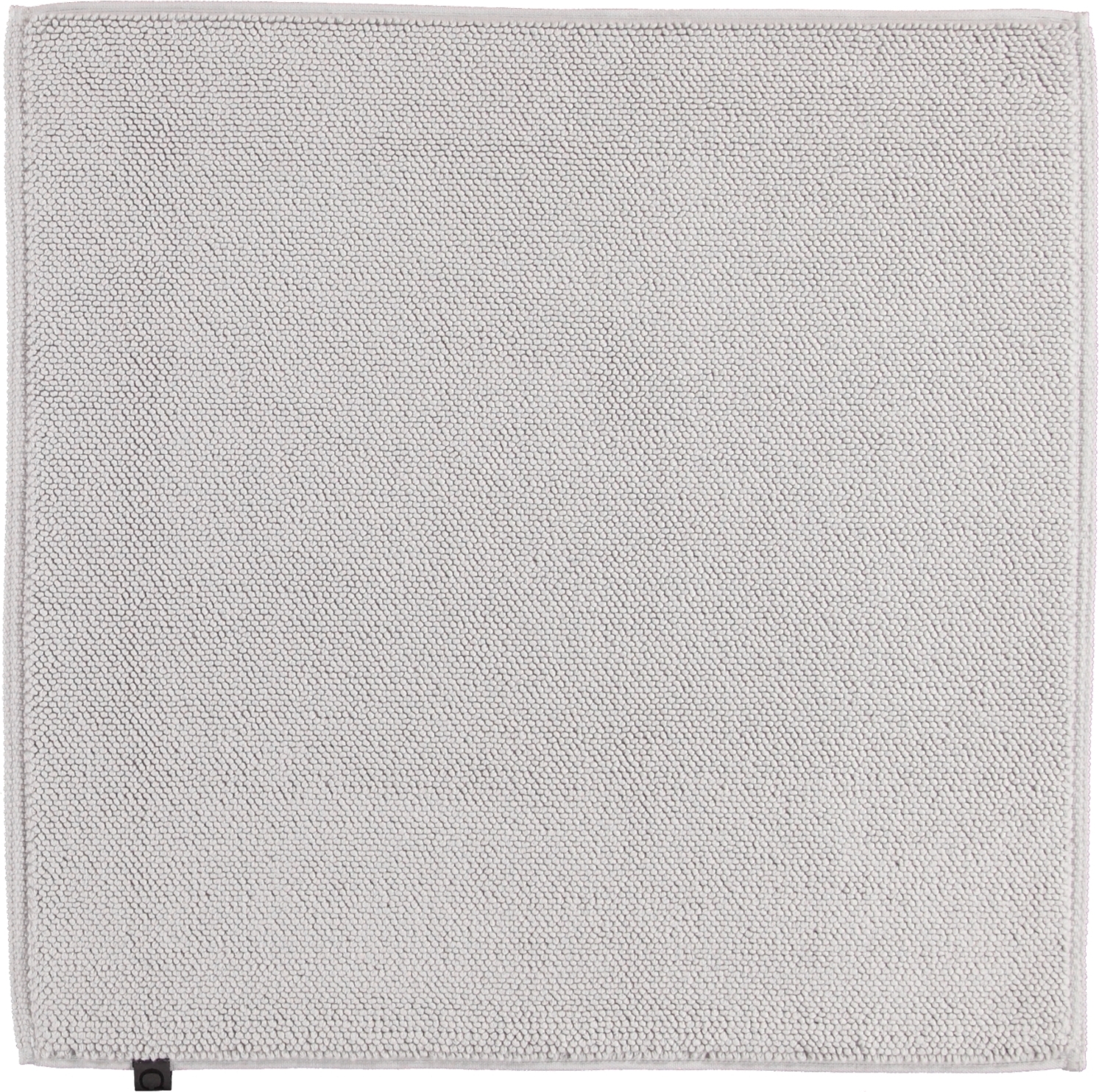 Loop Badezimmer-Teppich 60 x 60 cm platinfarbig