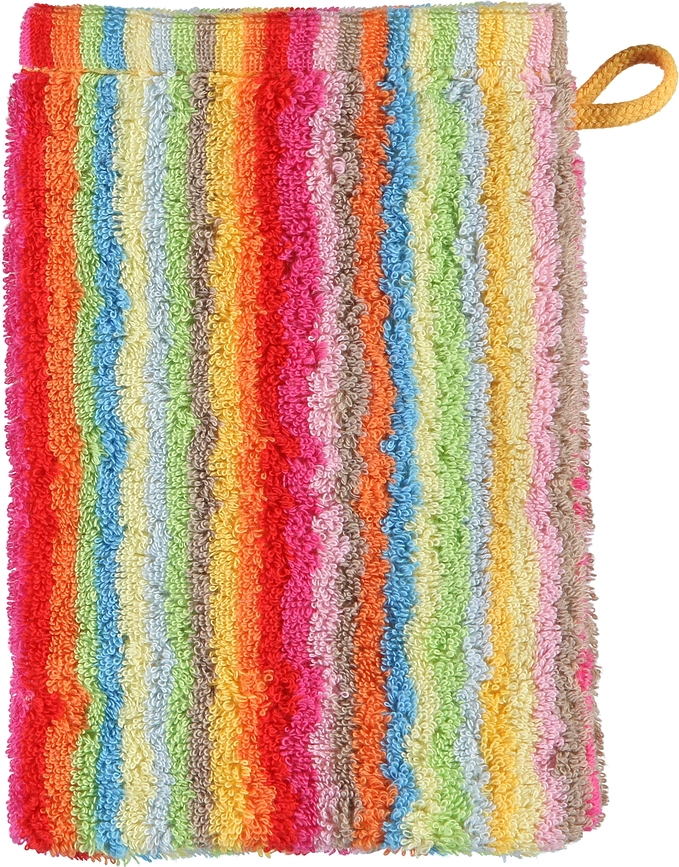 Mănușă de baie Stripes 16 x 22 cm colorată