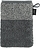 Mănușă de baie Two-Tone 16 x 22 cm gri închis