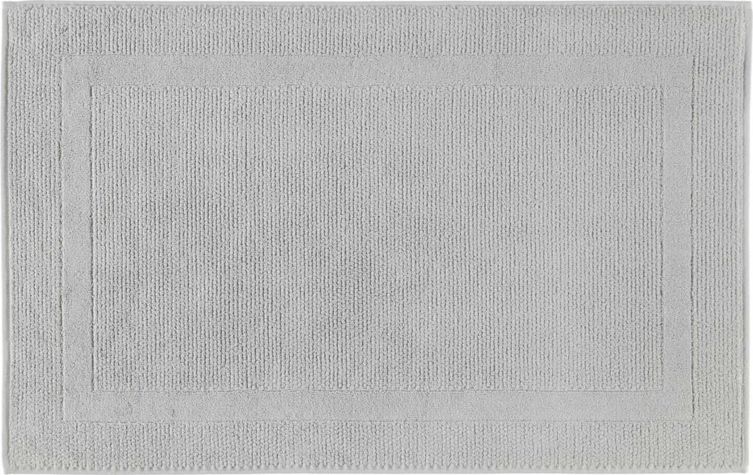 Modern Badezimmer-Teppich 50 x 80 cm platinfarbig