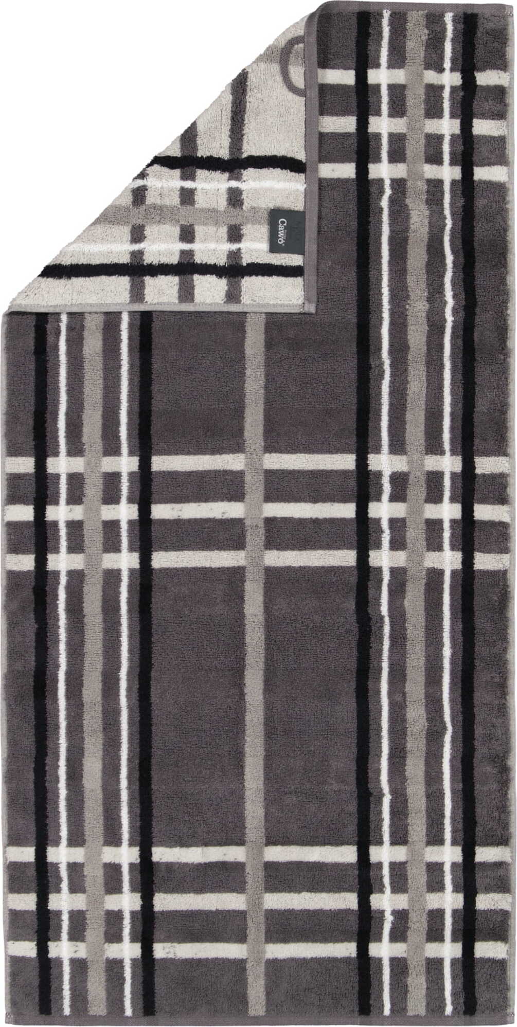 Noblesse Check Badetuch kariert 80 x 150 cm, anthrazit