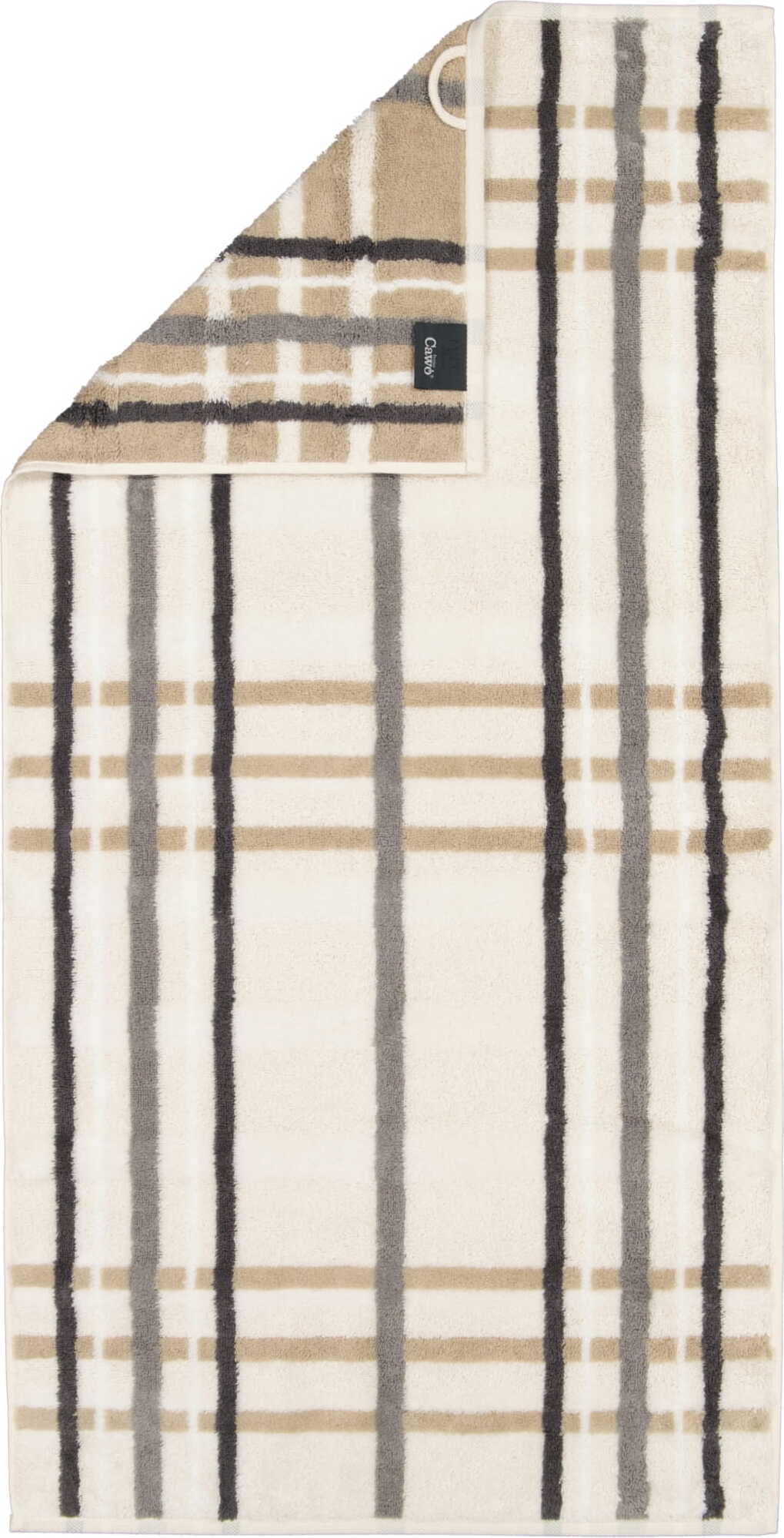 Noblesse Check Handtuch kariert 50 x 100 cm, natur