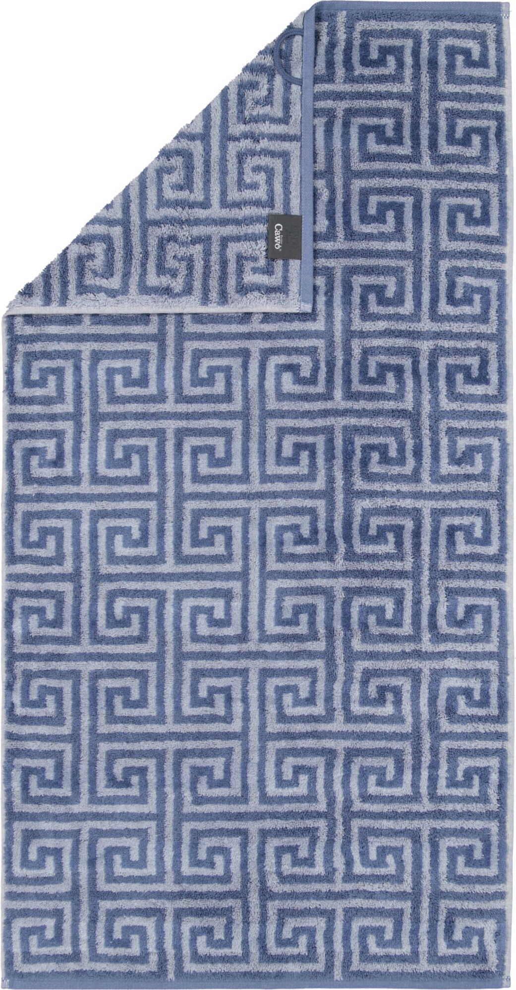 Noblesse Elegance Gästehandtuch 30 x 50 cm, Allover-Muster, dunkelblau