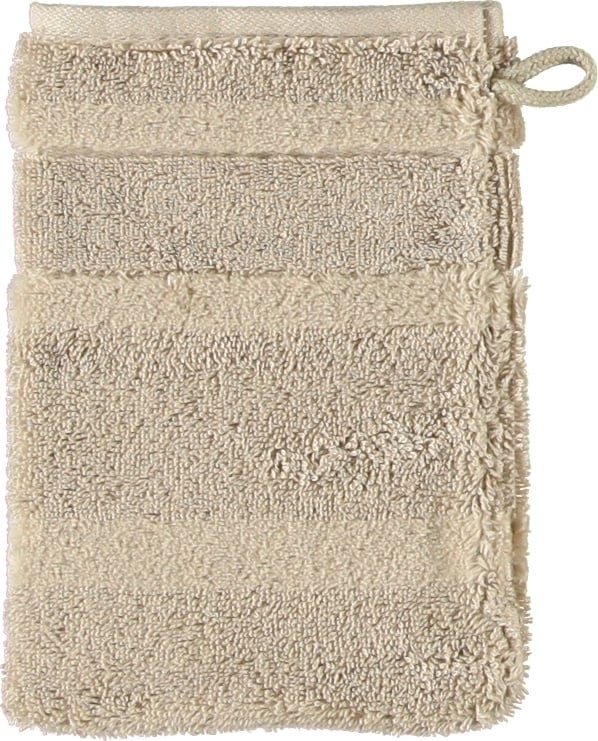 Noblesse II Badehandschuh 16 x 22 cm glatt sandfarbig