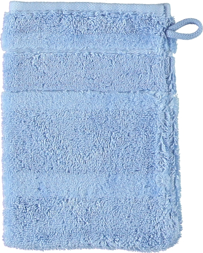 Noblesse II Gant de Toilette uni, 16 x 22 cm, bleu