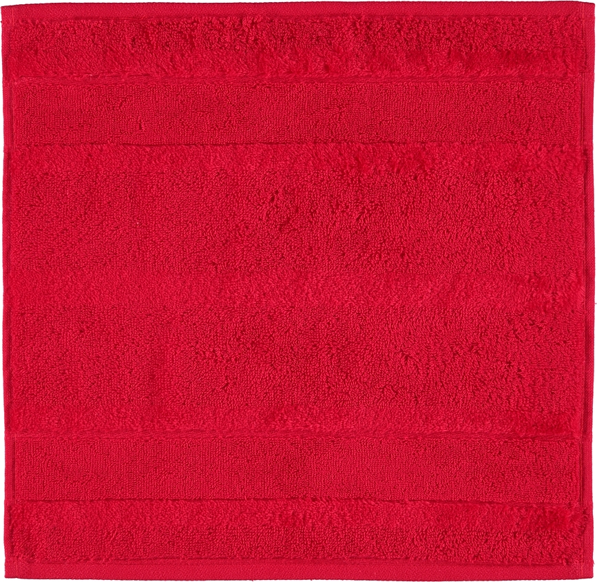 Noblesse II Handtuch 30 x 30 cm glatt rot