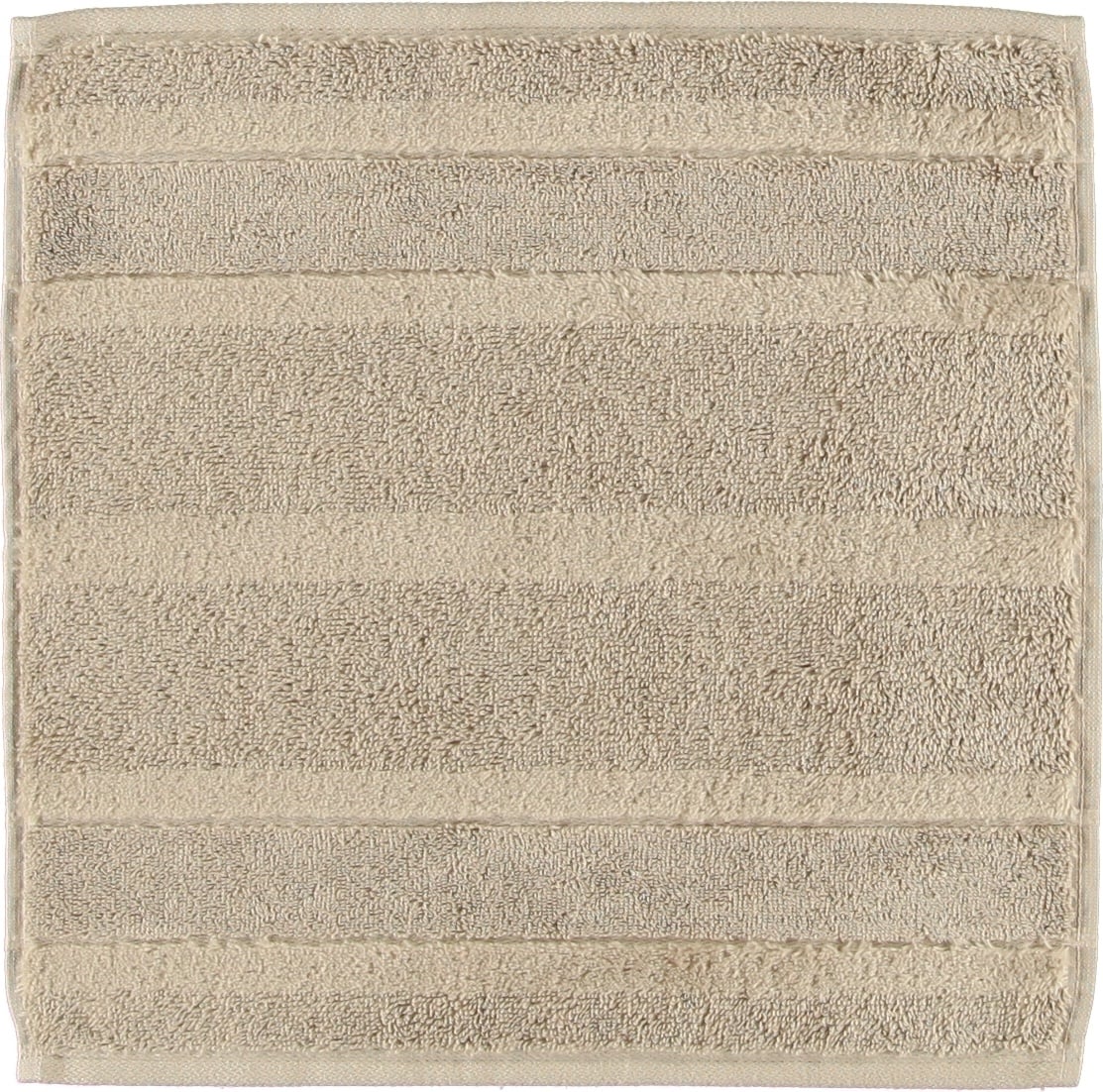 Noblesse II Handtuch 30 x 30 cm glatt sandfarbig