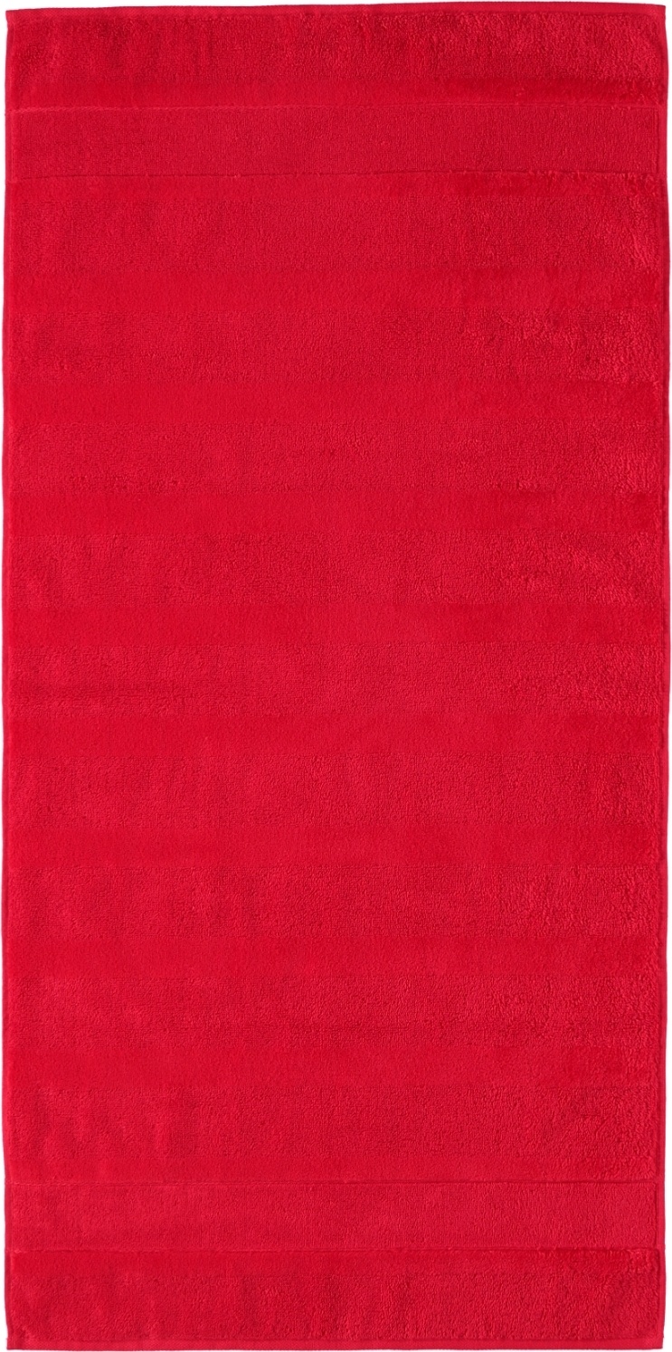 Noblesse II Handtuch 50 x 100 cm glatt rot