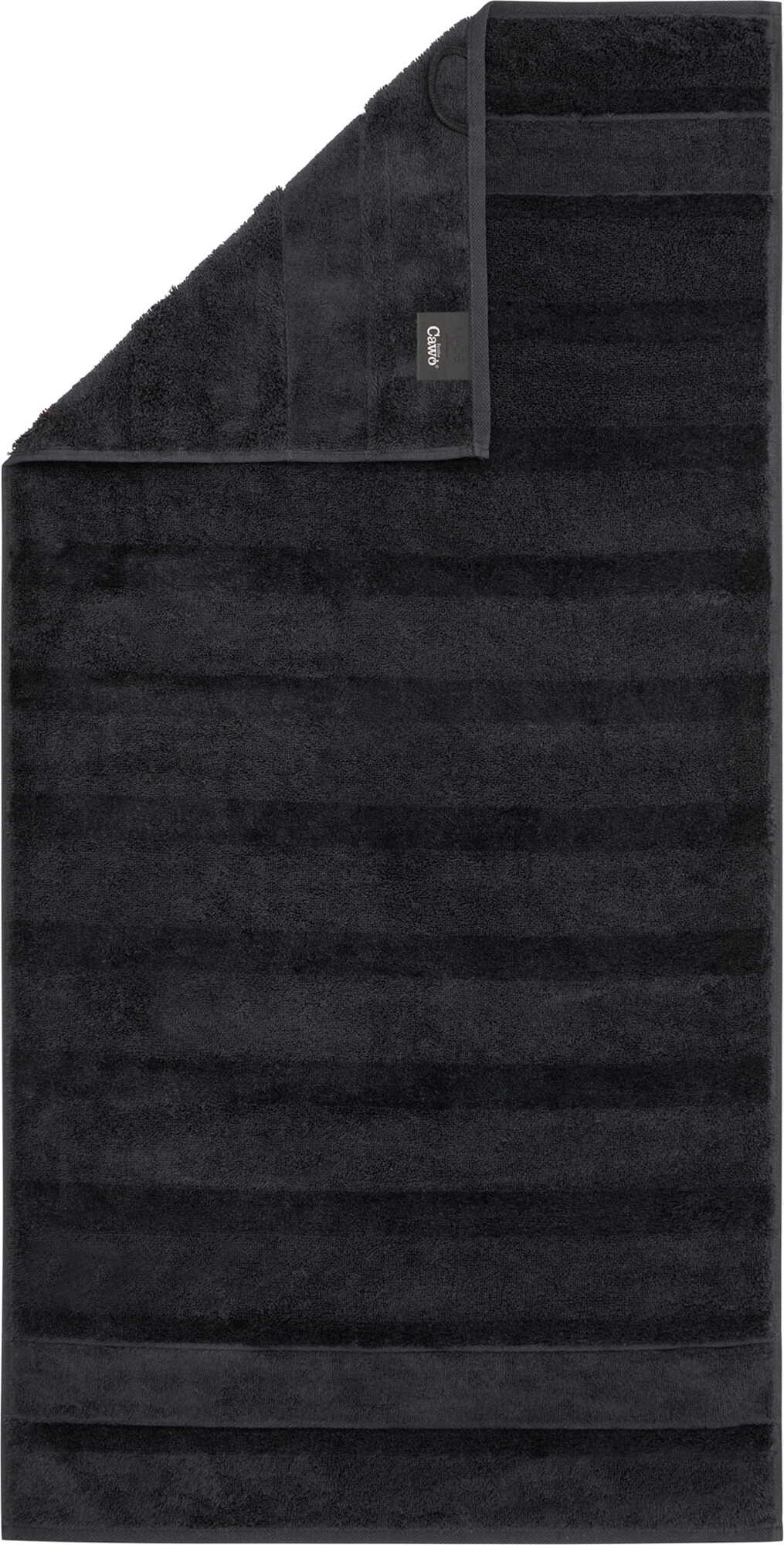Noblesse II Handtuch 50 x 100 cm glatt schwarz