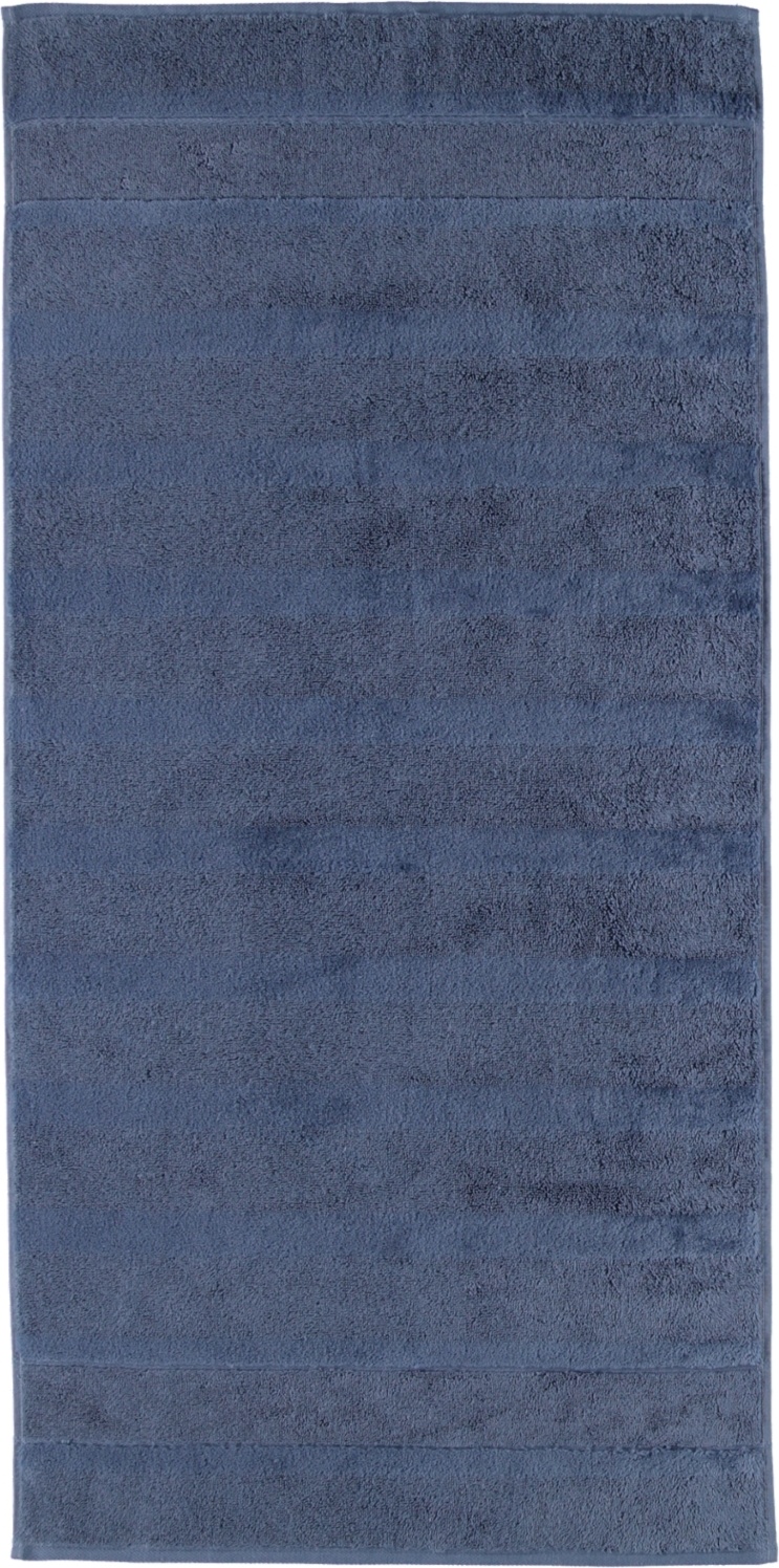 Noblesse II Handtuch 80 x 160 cm glatt dunkelblau