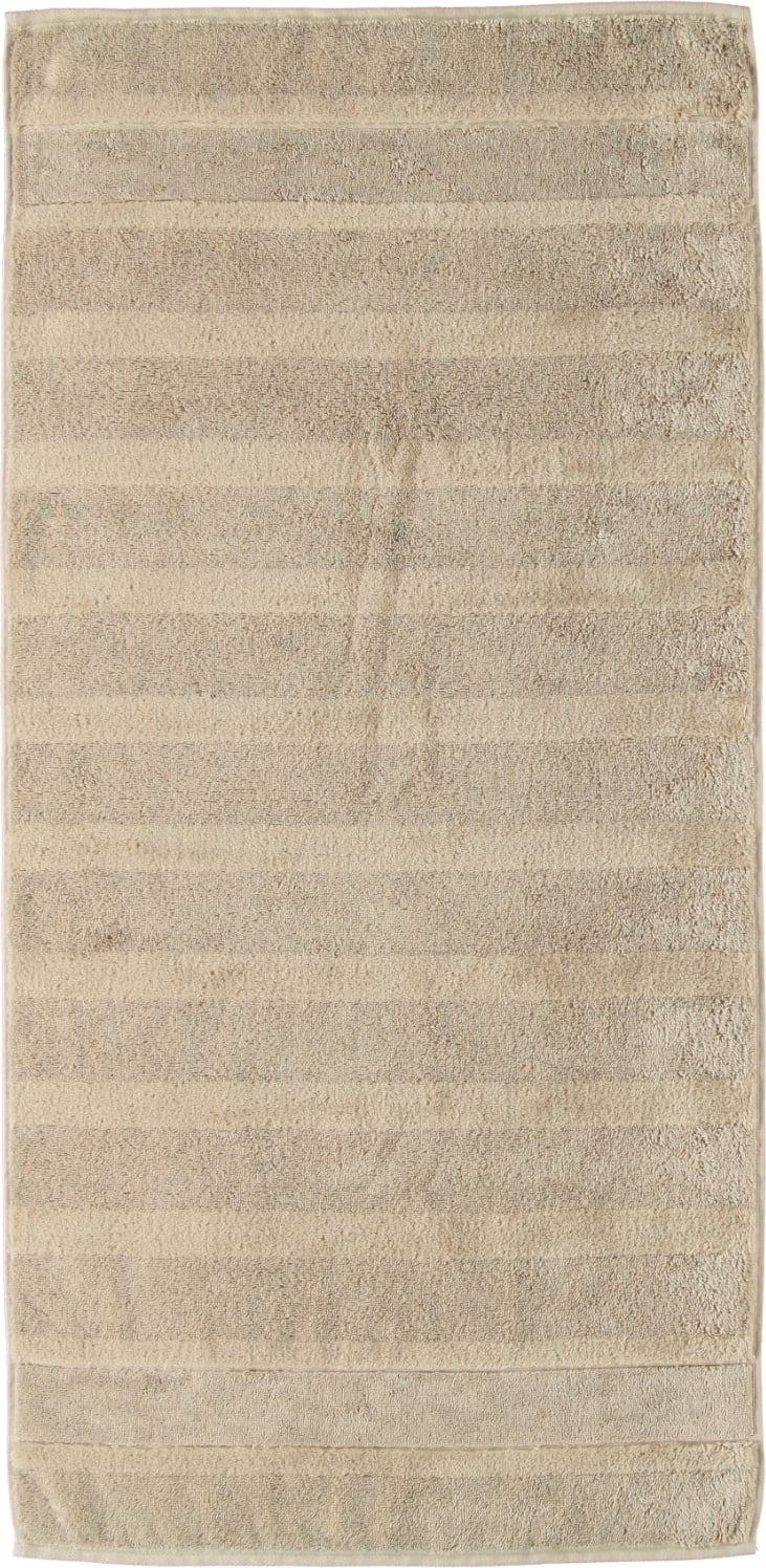 Noblesse II Handtuch 80 x 160 cm glatt sandfarbig