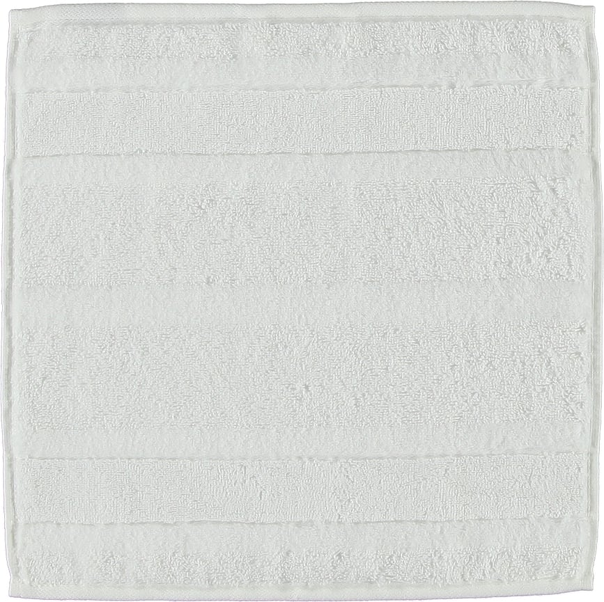 Noblesse II Serviette unie, 30 x 30 cm, blanche