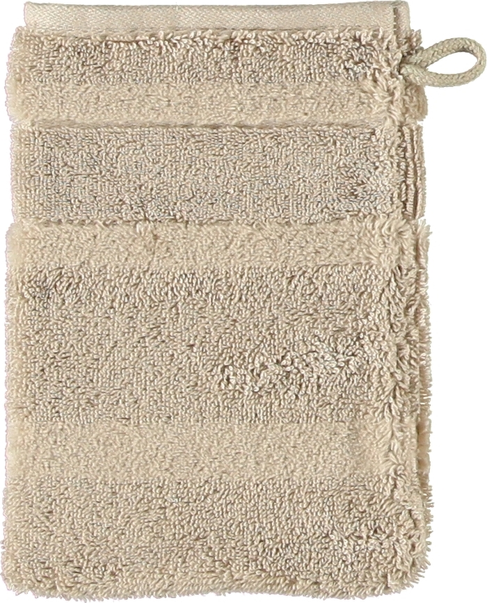 Noblesse II Washcloth glove 16 x 22 cm smooth sandy