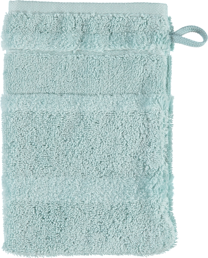 Noblesse II Washcloth glove 16 x 22 cm smooth sea green
