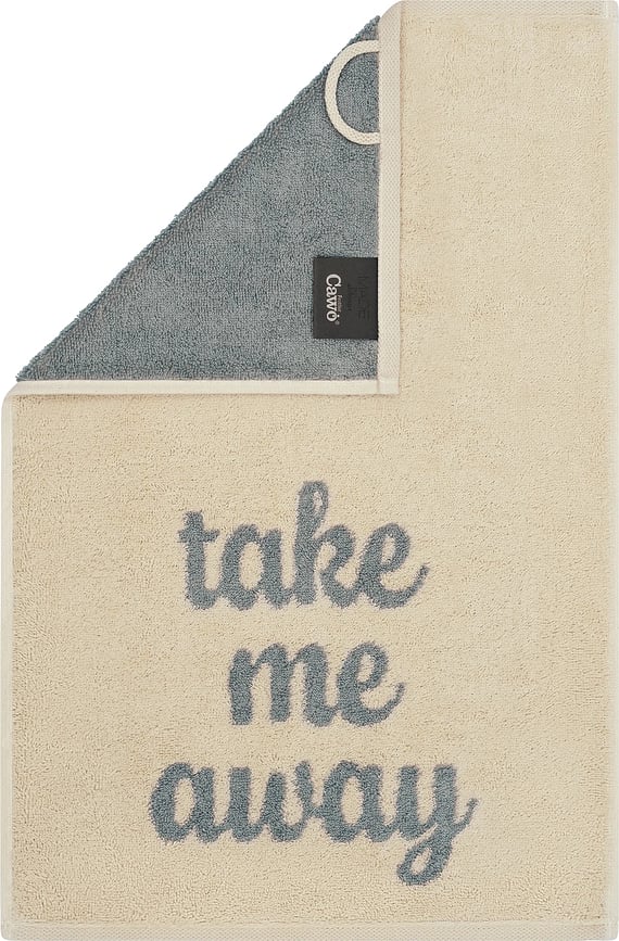 Πετσέτα Postcards Take Me Away 30 x 50 cm, μπεζ