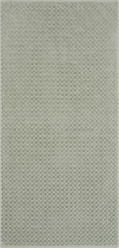 Πετσέτα Pure Elements Uni&Struktur 50 x 100 cm, πράσινο του γρασιδιού