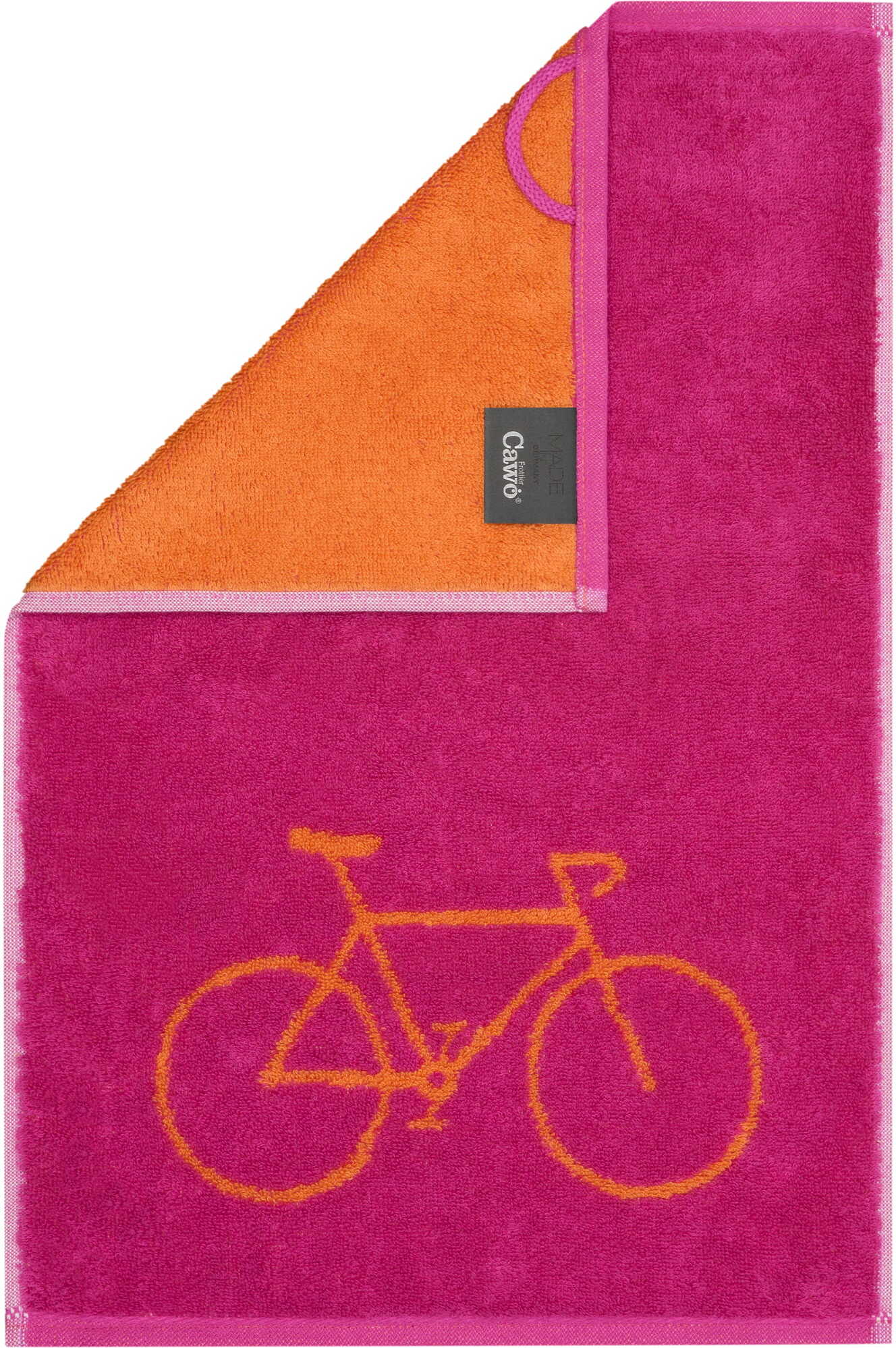Postcards Handtuch Bicycle 30 x 50 cm, rosa