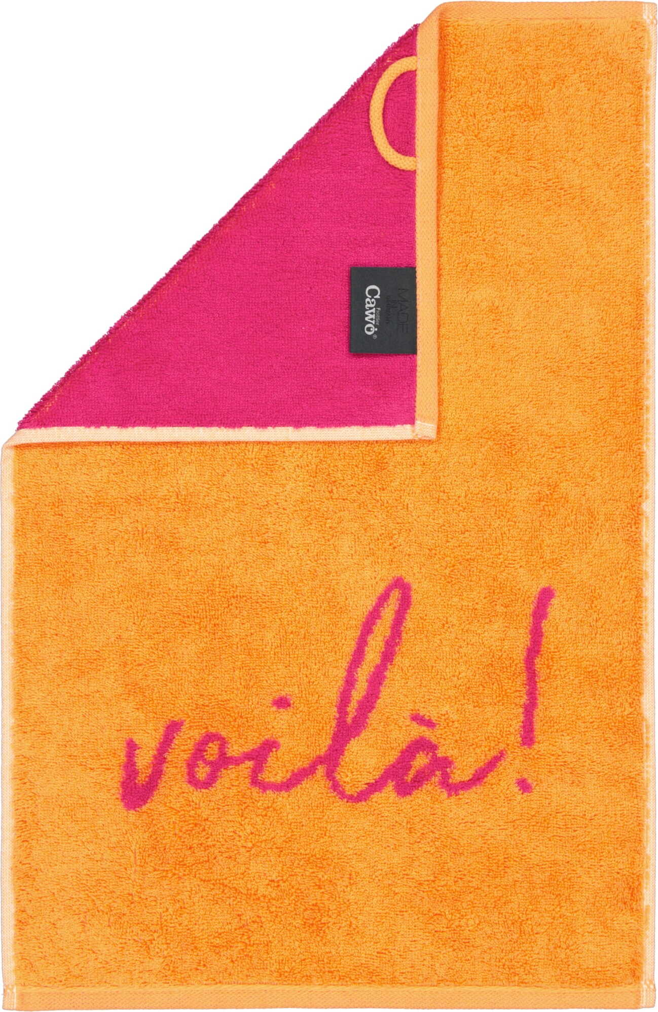 Postcards Handtuch Voilà 30 x 50 cm, orange